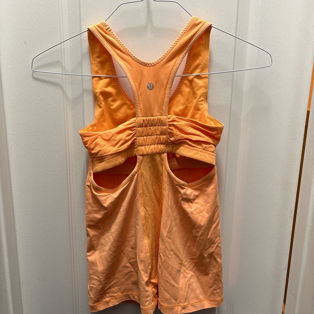 lululemon athletica Orange Tank Top